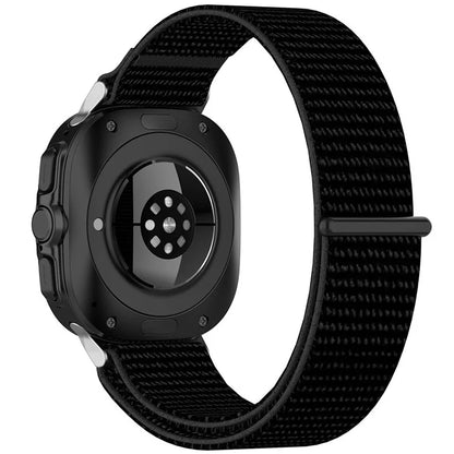 KALEBOL For Samsung Galaxy Watch Ultra 47mm Watch Strap Magic Tape Braided Nylon Wrist Band