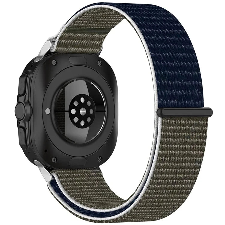 KALEBOL For Samsung Galaxy Watch Ultra 47mm Watch Strap Magic Tape Braided Nylon Wrist Band