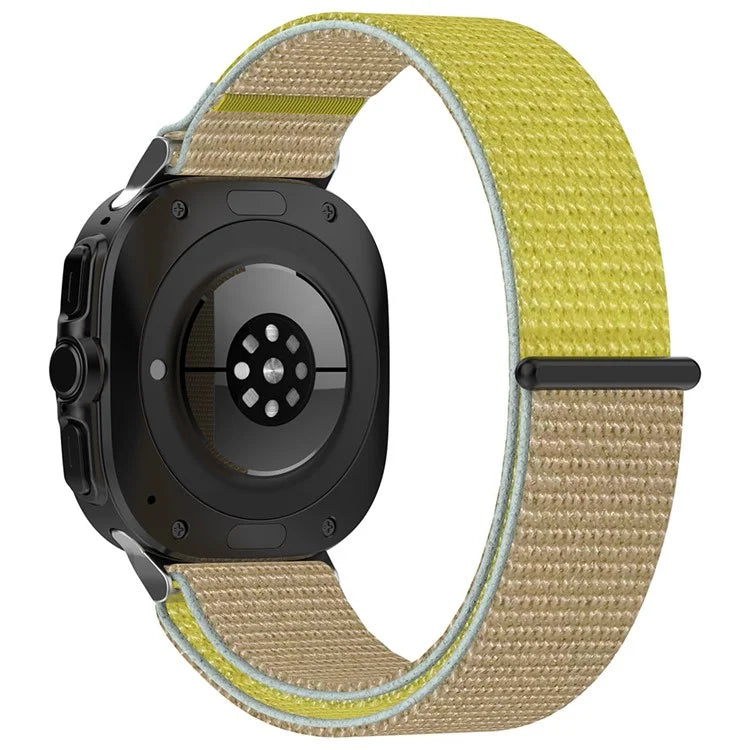 KALEBOL For Samsung Galaxy Watch Ultra 47mm Watch Strap Magic Tape Braided Nylon Wrist Band