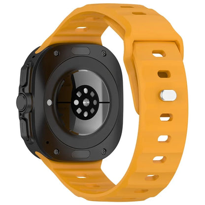 KALEBOL For Samsung Galaxy Watch Ultra 47mm Silicone Watchband Watch Strap with Square Buckle