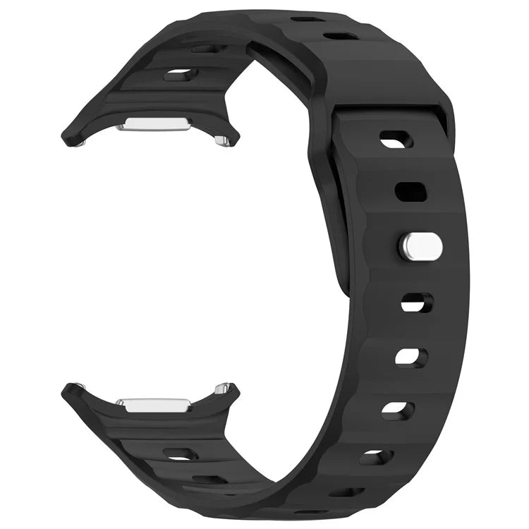 KALEBOL For Samsung Galaxy Watch Ultra 47mm Silicone Watchband Watch Strap with Square Buckle