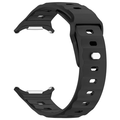 KALEBOL For Samsung Galaxy Watch Ultra 47mm Silicone Watchband Watch Strap with Square Buckle