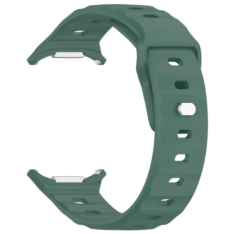 KALEBOL For Samsung Galaxy Watch Ultra 47mm Silicone Watchband Watch Strap with Square Buckle