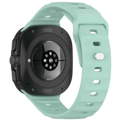 KALEBOL For Samsung Galaxy Watch Ultra 47mm Silicone Watchband Watch Strap with Square Buckle