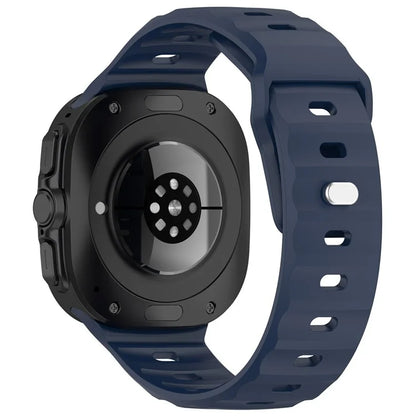 KALEBOL For Samsung Galaxy Watch Ultra 47mm Silicone Watchband Watch Strap with Square Buckle
