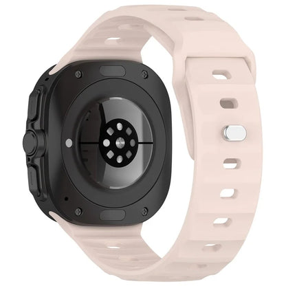 KALEBOL For Samsung Galaxy Watch Ultra 47mm Silicone Watchband Watch Strap with Square Buckle