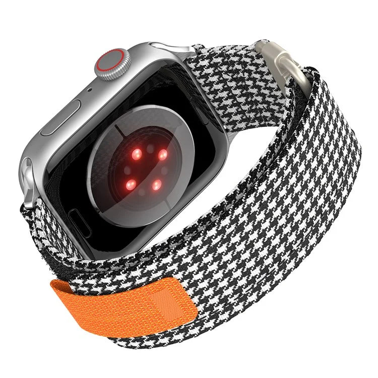 KALEBOL For Apple Watch Series 10 42mm / 9 8 7 41mm / SE (2023) SE (2022) SE 6 5 4 40mm / 3 2 1 38mm Nylon Watch Band Magic Tape Strap