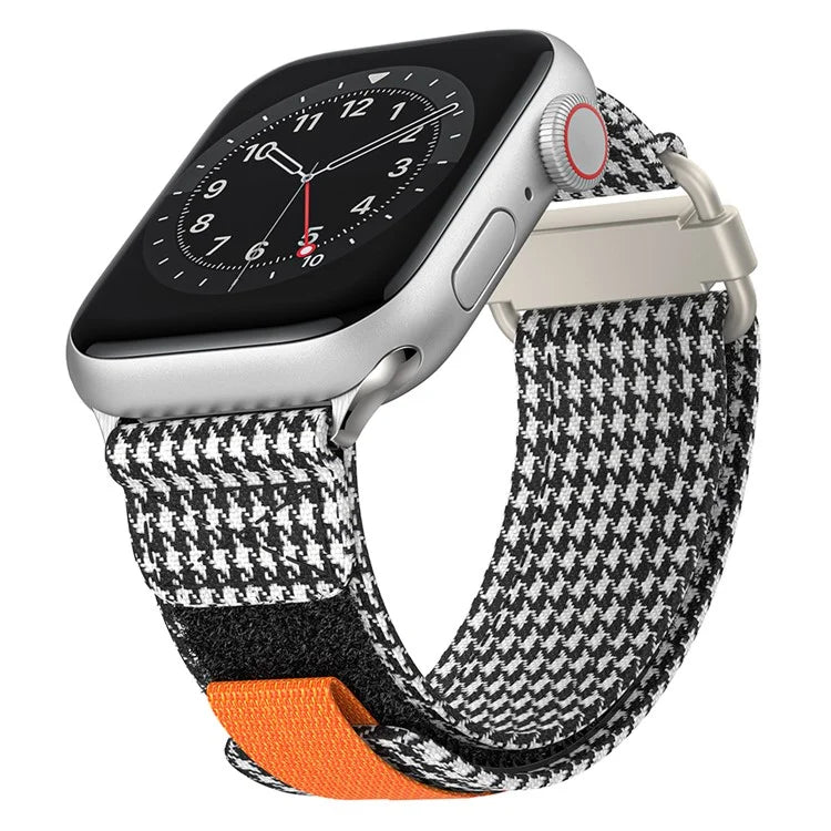 KALEBOL For Apple Watch Series 10 42mm / 9 8 7 41mm / SE (2023) SE (2022) SE 6 5 4 40mm / 3 2 1 38mm Nylon Watch Band Magic Tape Strap