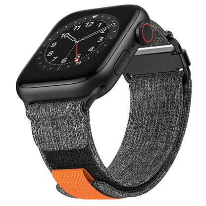 KALEBOL For Apple Watch 10 46mm / Ultra 2 / Ultra 49mm / 9 8 7 45mm / SE (2023) SE (2022) SE 6 5 4 44mm / 3 2 1 42mm Breathable Magic Tape Nylon Strap
