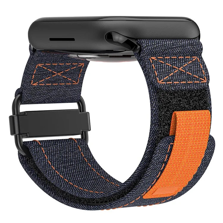 KALEBOL For Apple Watch 10 46mm / Ultra 2 / Ultra 49mm / 9 8 7 45mm / SE (2023) SE (2022) SE 6 5 4 44mm / 3 2 1 42mm Breathable Magic Tape Nylon Strap