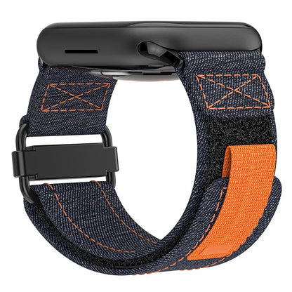 KALEBOL For Apple Watch 10 46mm / Ultra 2 / Ultra 49mm / 9 8 7 45mm / SE (2023) SE (2022) SE 6 5 4 44mm / 3 2 1 42mm Breathable Magic Tape Nylon Strap