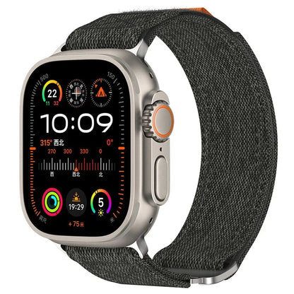 KALEBOL For Apple Watch 10 46mm / Ultra 2 / Ultra 49mm / 9 8 7 45mm / SE (2023) SE (2022) SE 6 5 4 44mm / 3 2 1 42mm Watch Band Nylon Loop Strap