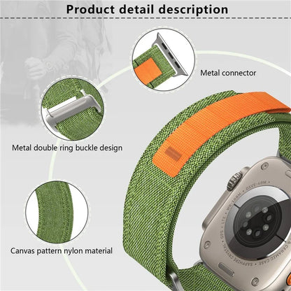 KALEBOL For Apple Watch Series 10 42mm / 9 8 7 41mm / SE (2023) SE (2022) SE 6 5 4 40mm / 3 2 1 38mm Nylon Watch Band Adjustable Strap