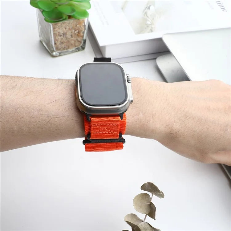 KALEBOL For Apple Watch 10 46mm / Ultra 2 / Ultra 49mm / 9 8 7 45mm / SE (2023) SE (2022) SE 6 5 4 44mm / 3 2 1 42mm Nylon Strap