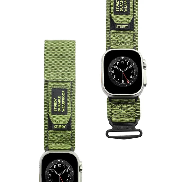 KALEBOL For Apple Watch Series 10 42mm / 9 8 7 41mm / SE (2023) SE (2022) SE 6 5 4 40mm / 3 2 1 38mm Nylon Strap