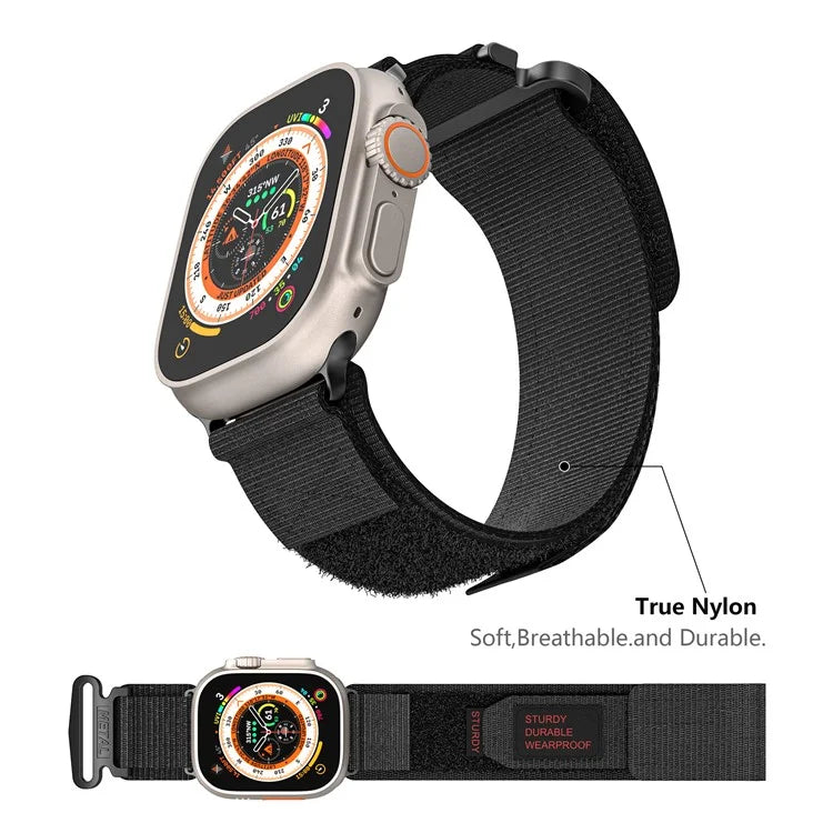 KALEBOL For Apple Watch Series 10 42mm / 9 8 7 41mm / SE (2023) SE (2022) SE 6 5 4 40mm / 3 2 1 38mm Nylon Strap