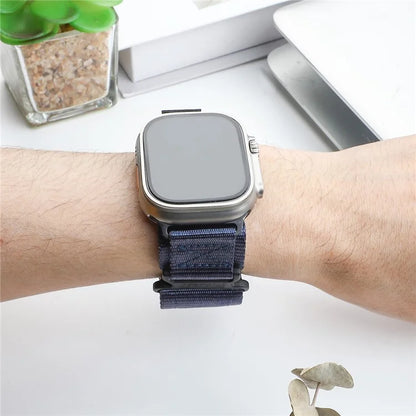 KALEBOL For Apple Watch Series 10 42mm / 9 8 7 41mm / SE (2023) SE (2022) SE 6 5 4 40mm / 3 2 1 38mm Nylon Strap