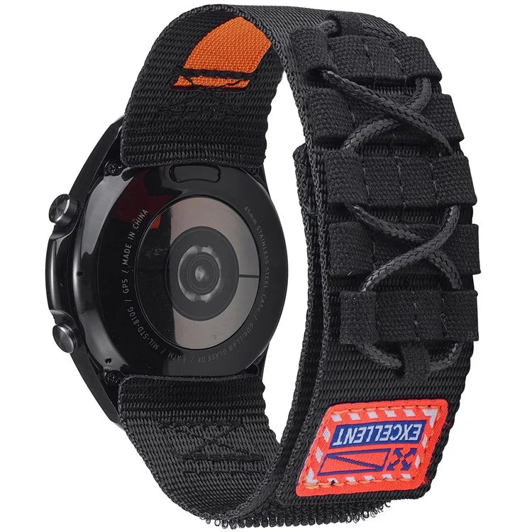 KALEBOL For Huawei Watch GT 4 46mm / 4 Pro / 4 Watch Band 22mm Loop Fastener Nylon Wrist Strap