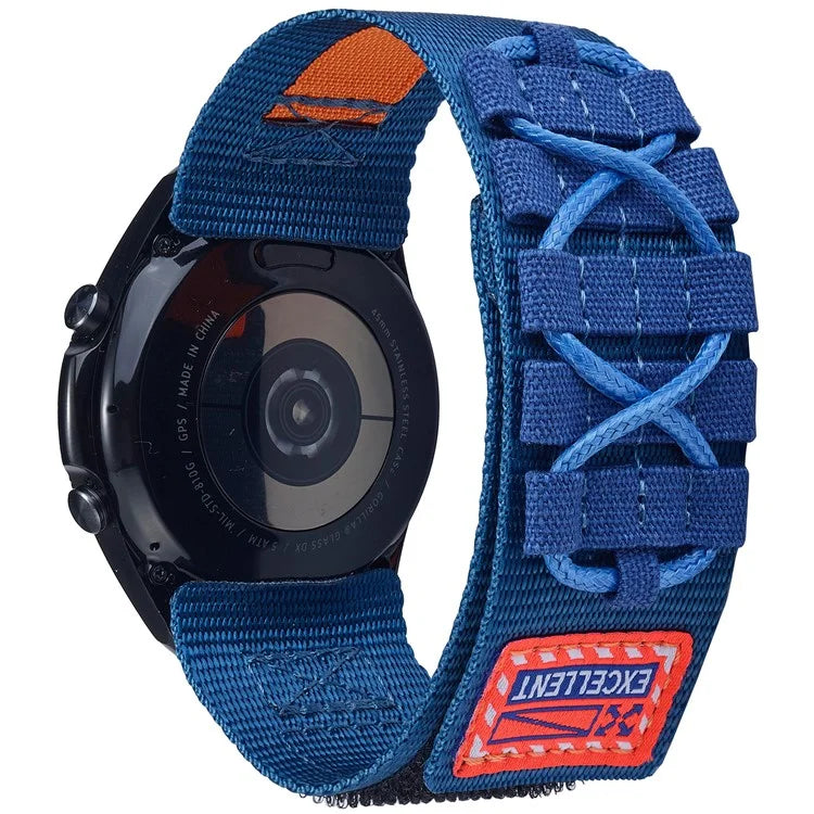 KALEBOL For Huawei Watch GT 4 46mm / 4 Pro / 4 Watch Band 22mm Loop Fastener Nylon Wrist Strap