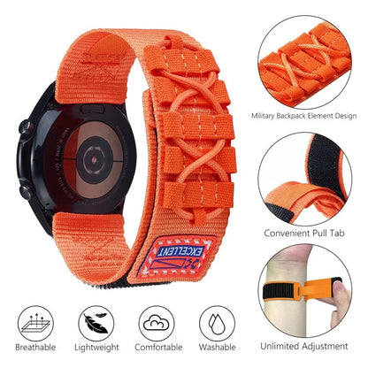 KALEBOL For Huawei Watch GT 4 46mm / 4 Pro / 4 Watch Band 22mm Loop Fastener Nylon Wrist Strap