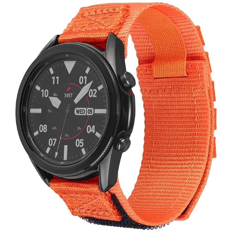 KALEBOL For Huawei Watch GT 3 Pro 43mm / GT 3 42mm Watch Band 20mm Loop Fastener Nylon Wrist Strap