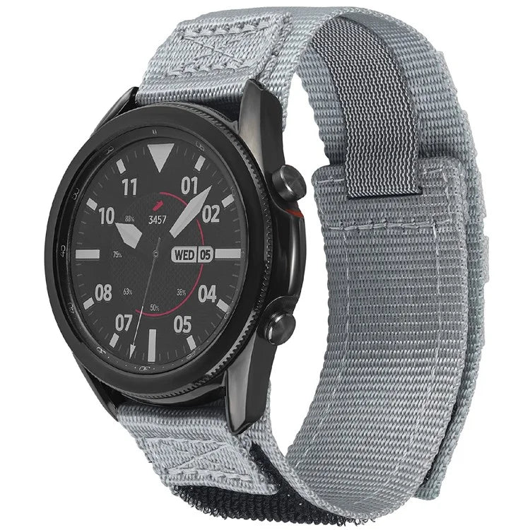 KALEBOL For Huawei Watch GT 3 Pro 43mm / GT 3 42mm Watch Band 20mm Loop Fastener Nylon Wrist Strap