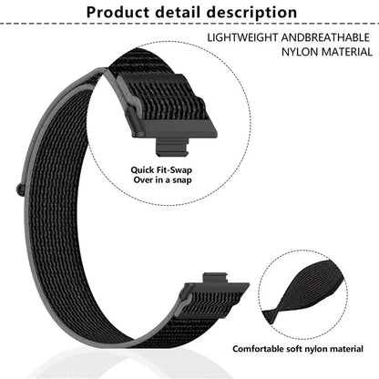 KALEBOL For Huawei Watch Fit 3 Watch Strap Breathable Nylon Sport Strap