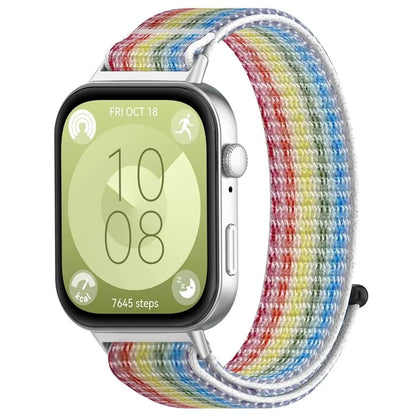 KALEBOL For Huawei Watch Fit 3 Strap Magic Tape Nylon Soft Watch Band
