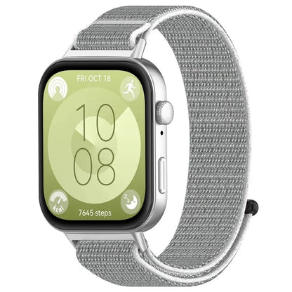 KALEBOL For Huawei Watch Fit 3 Strap Magic Tape Nylon Soft Watch Band