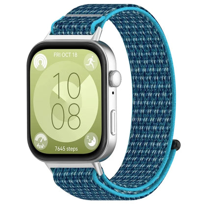 KALEBOL For Huawei Watch Fit 3 Strap Magic Tape Nylon Soft Watch Band
