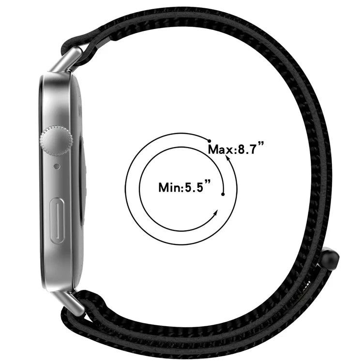 KALEBOL For Huawei Watch Fit 3 Strap Magic Tape Nylon Soft Watch Band