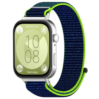 KALEBOL For Huawei Watch Fit 3 Strap Magic Tape Nylon Soft Watch Band