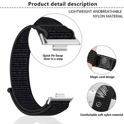 KALEBOL For Huawei Watch Fit 3 Strap Magic Tape Nylon Soft Watch Band