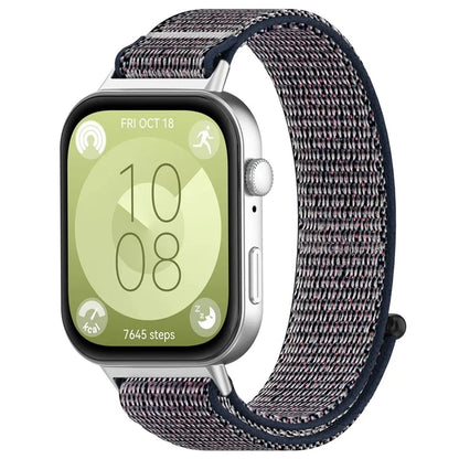 KALEBOL For Huawei Watch Fit 3 Strap Magic Tape Nylon Soft Watch Band