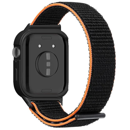 Integrated Watch Strap for Huawei Watch Fit 3 Woven Nylon Watchband with TPU Watch Case