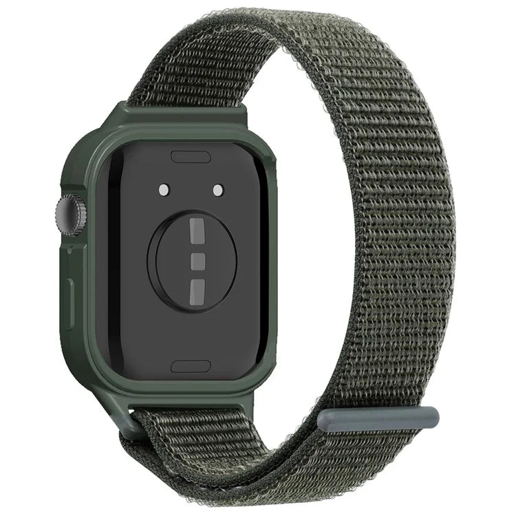 Integrated Watch Strap for Huawei Watch Fit 3 Woven Nylon Watchband with TPU Watch Case