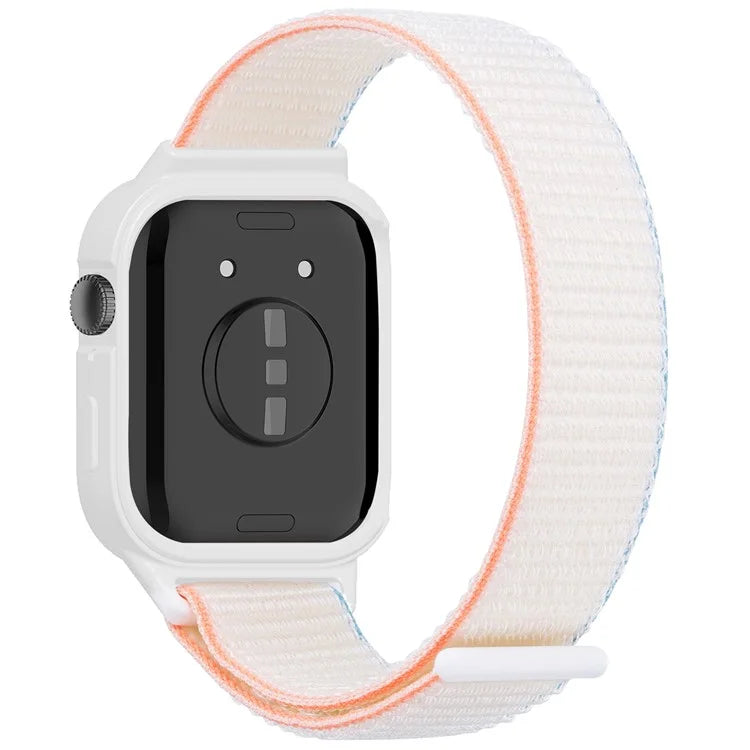 Integrated Watch Strap for Huawei Watch Fit 3 Woven Nylon Watchband with TPU Watch Case