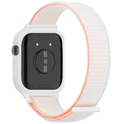 Integrated Watch Strap for Huawei Watch Fit 3 Woven Nylon Watchband with TPU Watch Case