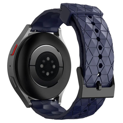 KALEBOL For Huawei Watch 4 / 4 Pro / GT 4 46mm Watch Band 22mm Football Pattern Silicone Strap
