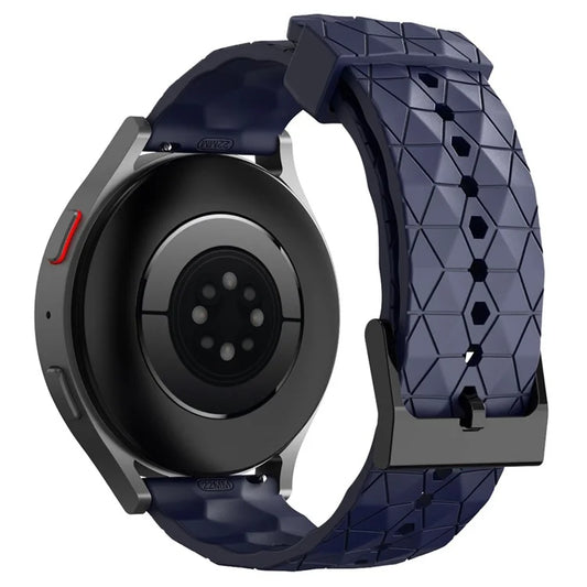 KALEBOL For Huawei Watch 4 / 4 Pro / GT 4 46mm Watch Band 22mm Football Pattern Silicone Strap