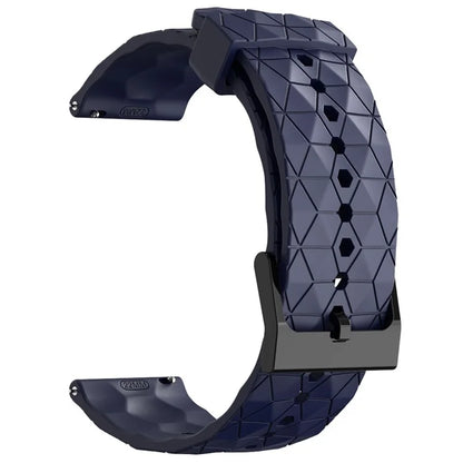 KALEBOL For Huawei Watch 4 / 4 Pro / GT 4 46mm Watch Band 22mm Football Pattern Silicone Strap
