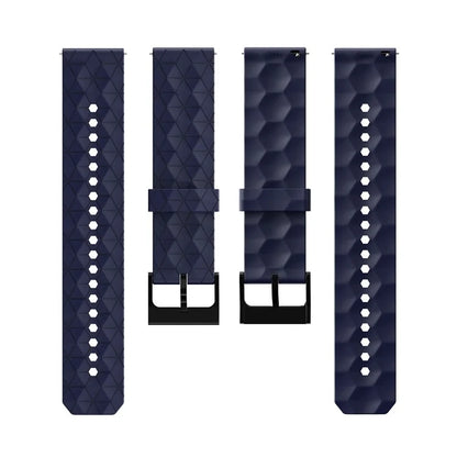 KALEBOL For Huawei Watch 4 / 4 Pro / GT 4 46mm Watch Band 22mm Football Pattern Silicone Strap