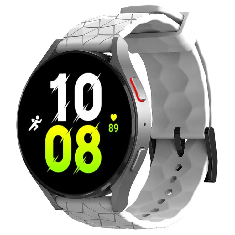 KALEBOL For Huawei Watch 4 / 4 Pro / GT 4 46mm Watch Band 22mm Football Pattern Silicone Strap