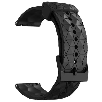 KALEBOL For Huawei Watch 4 / 4 Pro / GT 4 46mm Watch Band 22mm Football Pattern Silicone Strap