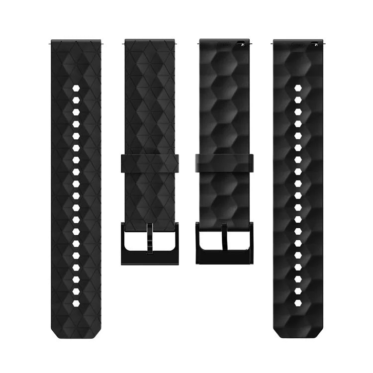 KALEBOL For Huawei Watch 4 / 4 Pro / GT 4 46mm Watch Band 22mm Football Pattern Silicone Strap