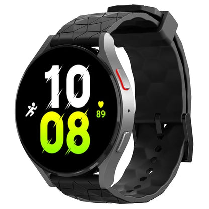 KALEBOL For Huawei Watch 4 / 4 Pro / GT 4 46mm Watch Band 22mm Football Pattern Silicone Strap