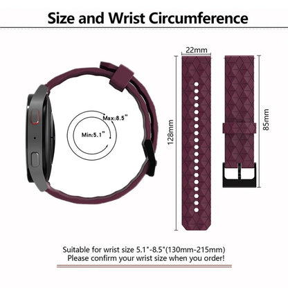KALEBOL For Huawei Watch 4 / 4 Pro / GT 4 46mm Watch Band 22mm Football Pattern Silicone Strap