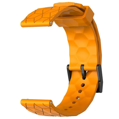 KALEBOL For Huawei Watch 4 / 4 Pro / GT 4 46mm Watch Band 22mm Football Pattern Silicone Strap