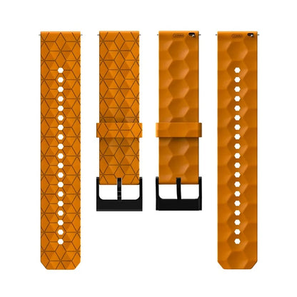 KALEBOL For Huawei Watch 4 / 4 Pro / GT 4 46mm Watch Band 22mm Football Pattern Silicone Strap