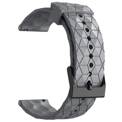 KALEBOL For Huawei Watch 4 / 4 Pro / GT 4 46mm Watch Band 22mm Football Pattern Silicone Strap
